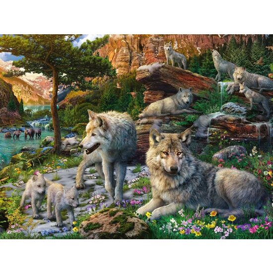 Puzzle 1500 Teile - Wölfe