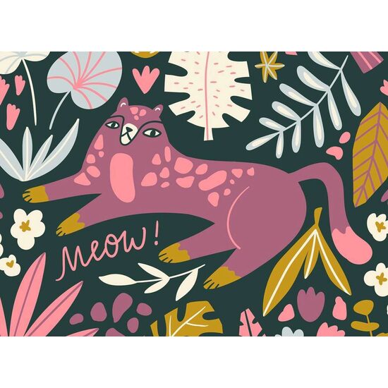 Puzzel 500 stukjes - Trendy poesje