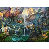 Puzzle 9000 Teile - Wald der Drachen
