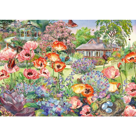 Puzzle 1000 Teile - Blühender Garten