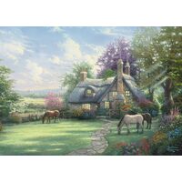 Puzzle 500 pezzi - Thomas Kinkade: A Perfect Summer Day, scatola di metallo
