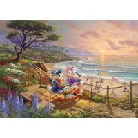 Puzzle 1000 Teile – Thomas Kinkade: Donald und Daisy – Ein Ententagsnachmittag