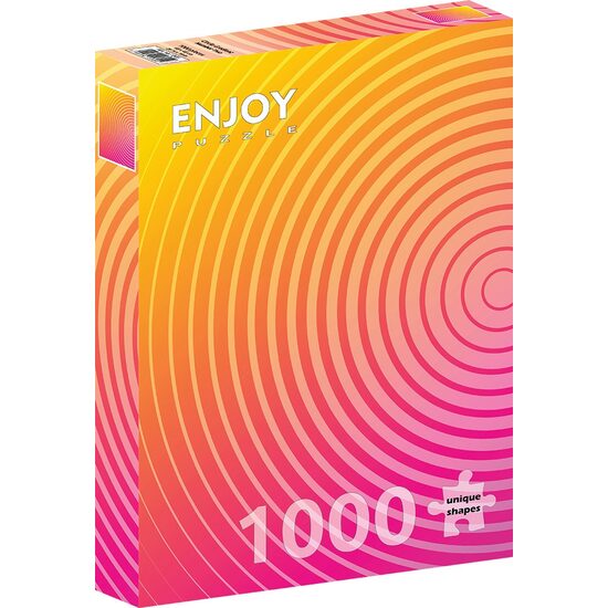 Puzzel 1000 stukjes Geniet - Cirkelgradiënt Nummer Twee