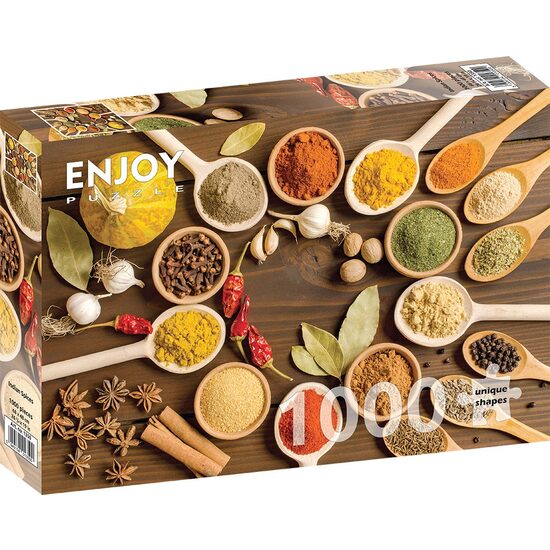 Puzzle 1000 Teile Enjoy - Indische Gewürze