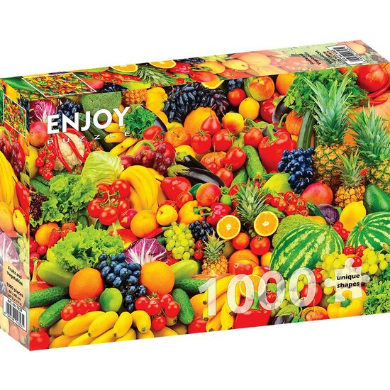 Puzzle 1000 Teile Enjoy - Obst und Gemüse