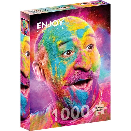 Puzzle 1000 piese Enjoy - Bald Man Laughing
