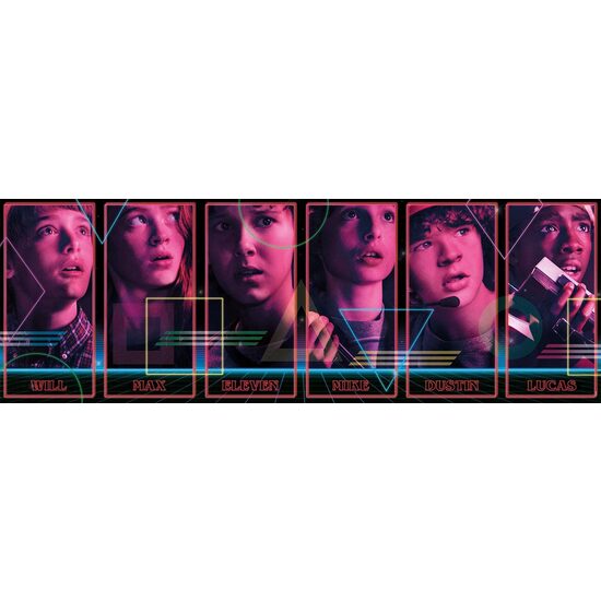 Puzzle 1000 piese panoramic Clementoni - Stranger Things