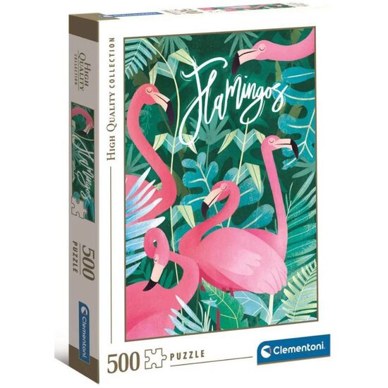Puzzle 500 Teile Clementoni - Flamingos