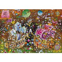 Puzzle 6000 Teile Clementoni - Guillermo Mordillo: Der Kuss