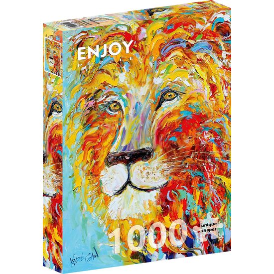 Puzzle 1000 piese Enjoy - Colorful Lion