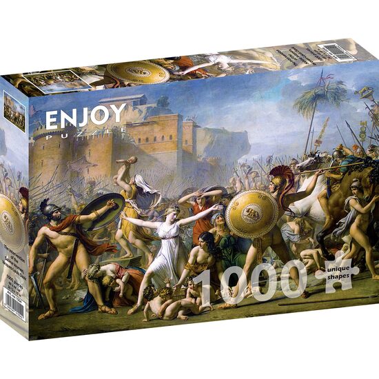 Puzzle 1000 piese Enjoy - Jacques-Louis David: The Intervention of the Sabine Women