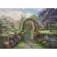  Puzzle da 1000 pezzi Schmidt - Thomas Kinkade: Cottage Colibrì