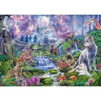 1000-teiliges Puzzle Schmidt - Steve Sundram: Moonlit Wildlife