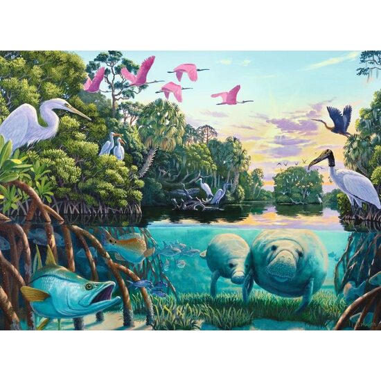 Puzzle 500 piese Ravensburger - Lamantini