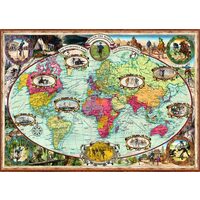 Puzzle 1000 Teile Ravensburger - Weltkarte