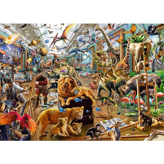 Puzzle 1000 Teile Ravensburger - Galerie der Tiere