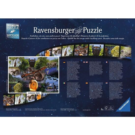 Puzzle 1000 Teile Ravensburger - Jurassic Park