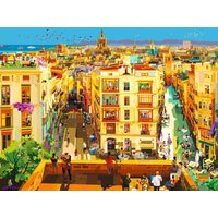 Puzzle 1500 Teile Ravensburger - Abendessen in Valencia