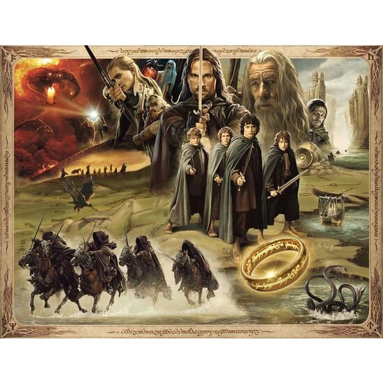 Puzzle 2000 piese Ravensburger - Stapanul Inelelor