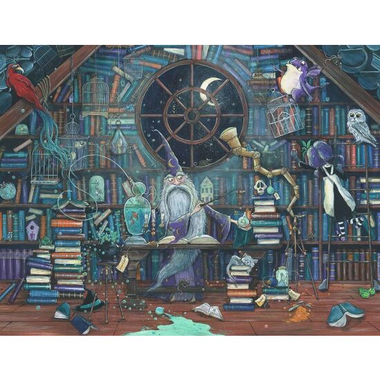Puzzle 2000 Teile Ravensburger - Büro mit Büchern