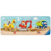 Puzzle 3 Teile Ravensburger - Holzbaumaschinen