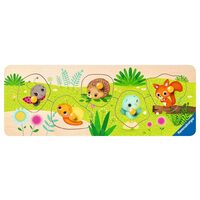 Puzzle 5 Teile Ravensburger - Wood Animalute