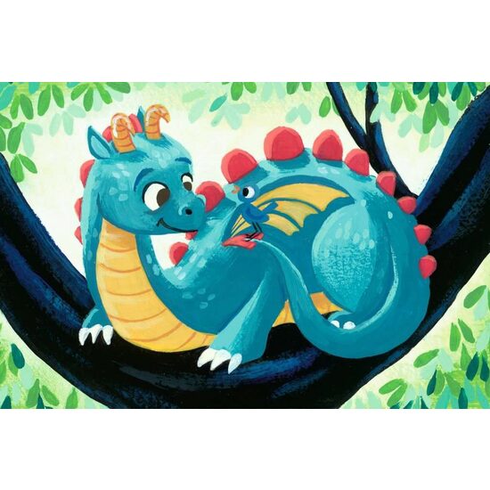 Puzzle 6 piese Ravensburger - Dragon