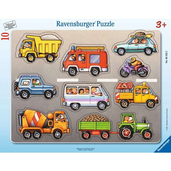 Puzzle 10 Teile Ravensburger - Fahrzeuge