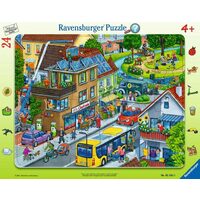 Puzzle 24 Teile Ravensburger - Unsere grüne Stadt