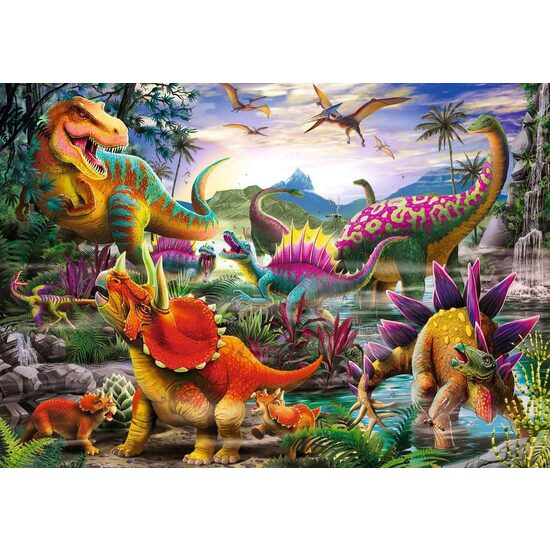 Puzzle 35 piese Ravensburger - Atacul T-Rex