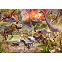Puzzle 60 Teile Ravensburger - Angriff der Dinosaurier