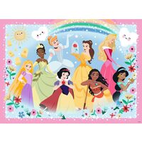 Puzzle 100 Teile Ravensburger - Disney-Prinzessinnen, mit Glitzer