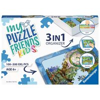 3-in-1-Organizer für Puzzle, blau