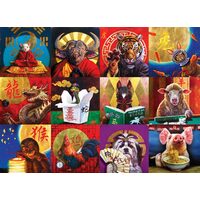 Puzzle 1000 Teile Eurographics - Chinesischer Kalender
