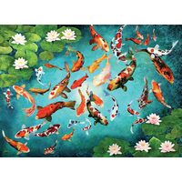 Puzzle 1000 Teile Eurographics - Bunte Koi