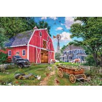 Puzzle 1000 Teile Eurographics - Family Farm, Metallbox