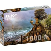 Puzzle 1000 Teile Enjoy – Der magische Leuchtturm