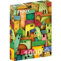 Puzzle 1000 Teile Enjoy - Joyful Houses