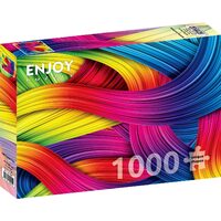 Puzzle 1000 Teile Enjoy – Strickende Regenbogen