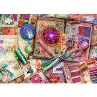 Puzzle 1000 Teile Ravensburger - Vintage-Schneiderei