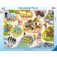 Puzzle 17 Teile Ravensburger - Rahmentyp Zählen wir bis 5