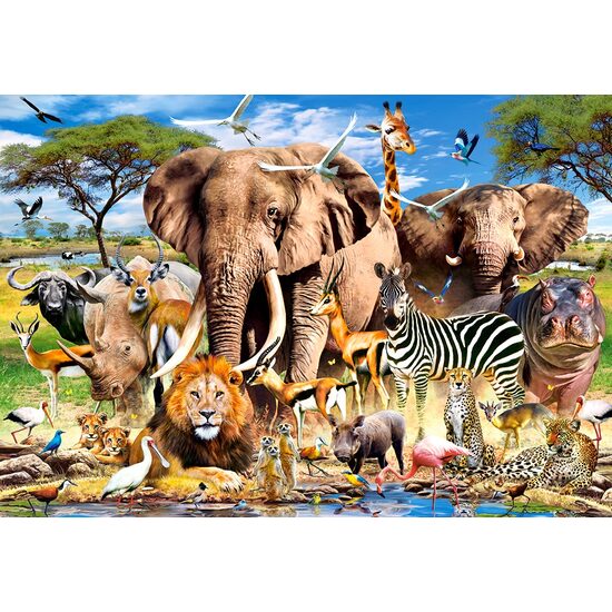 Puzzle 1500 Teile Castorland - Savannentiere