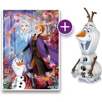 Puzzle 104 Teile Clementoni - Frozen 2 - Puzzle + 3D-Modell