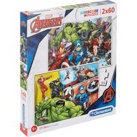 Puzzle 2x60 Teile Clementoni - The Avengers