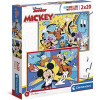 Puzzle 2x20 Teile Clementoni - Mickey und seine Freunde