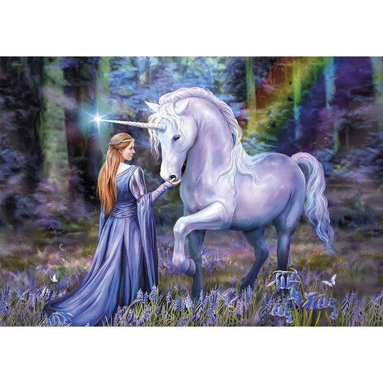 Puzzle 1500 Teile aus Clementoni-Holz - Anne Stokes: Bluebell Wood