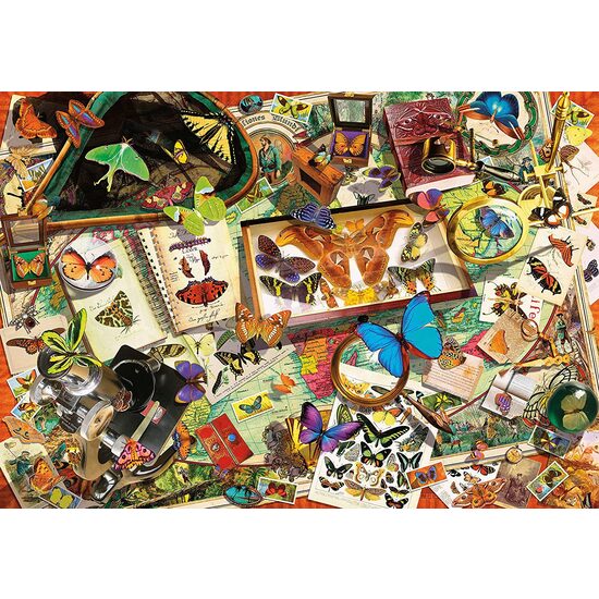 Puzzle 500 Teile Clementoni – Der Schmetterlingssammler