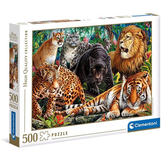 Puzzle 500 piese Clementoni - Wild Cats