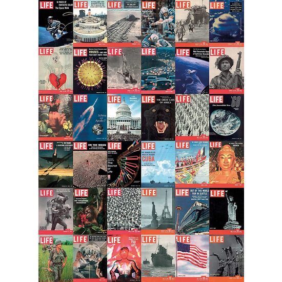 Puzzle 1000 piese Clementoni - Life Magazine Collage