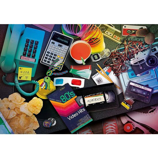 Puzzle 1000 piese Clementoni - 80S Nostalgia